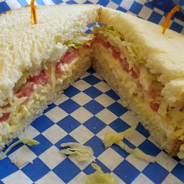 Egg Salad on White Bread