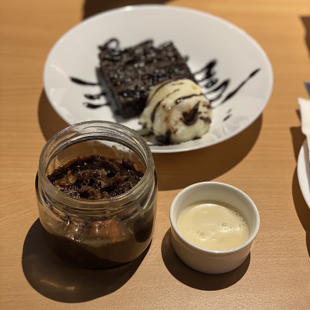 Triple Chocolate Brownie with Ice Cream