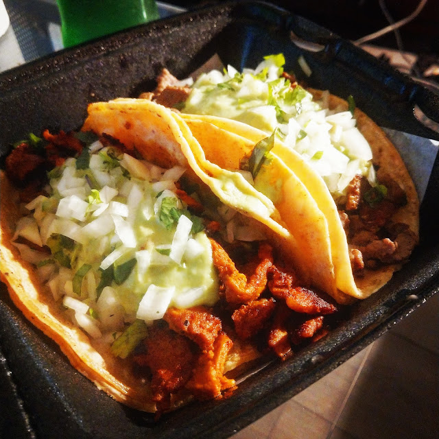 Two Chicken Achiote Tacos