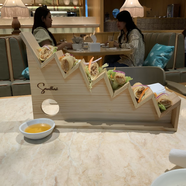 Prawn and Chicken Spring Rolls