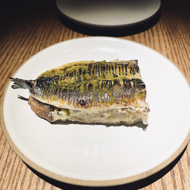 Sardines with Yuzu on Sourdough Toast