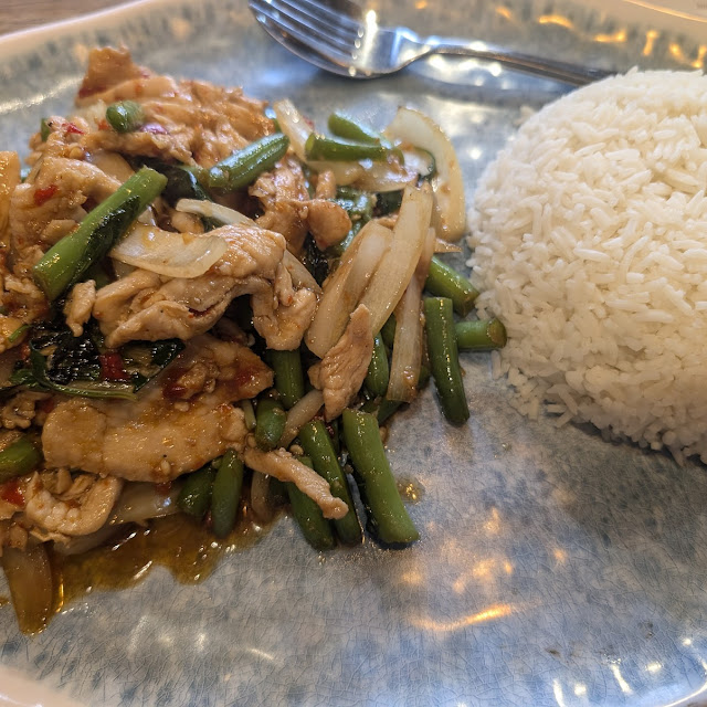 Chicken Chilli Basil with Rice