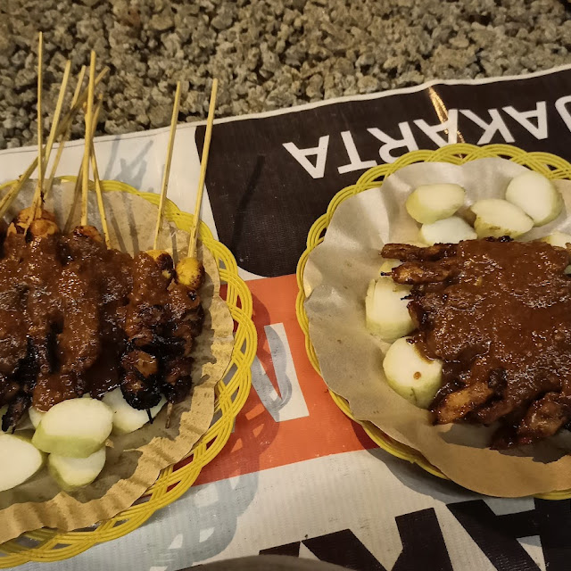 Sate Ayam Kacang Sate Telur Kulit Kacang