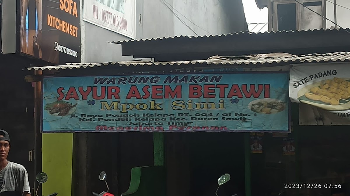 Sayur asem mpok simi