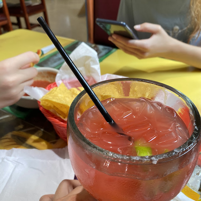 Strawberry Margherita on the Rocks