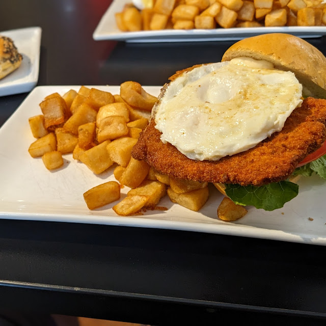 Schnitzel Breakfast Sandwich