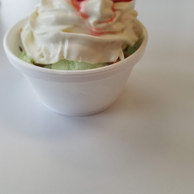 Ice Cream- Pistachio with Whip Cream