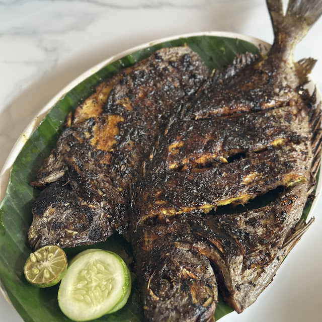 Ikan Baronang Bakar Pedas