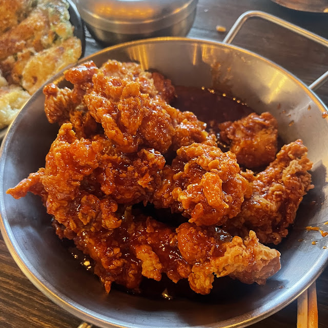 Fried Chicken with Galbi Sauce