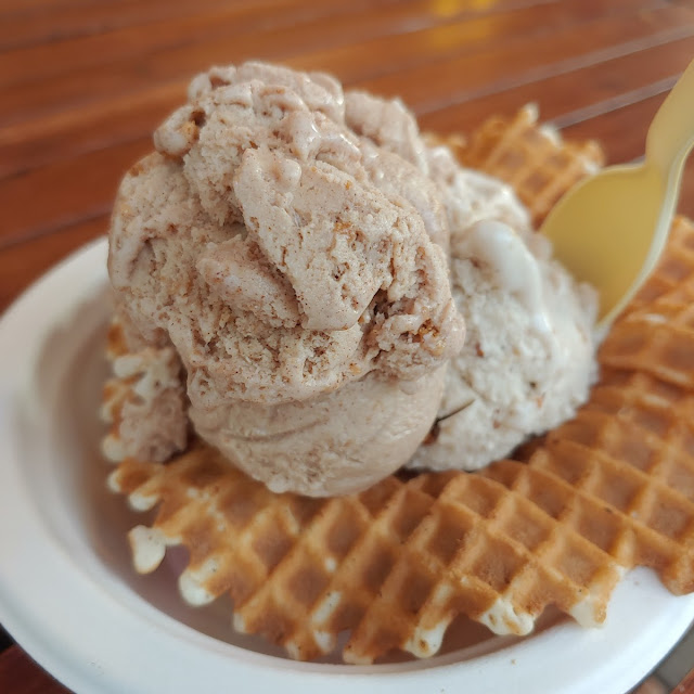 Waffle Bowl with Ice Cream