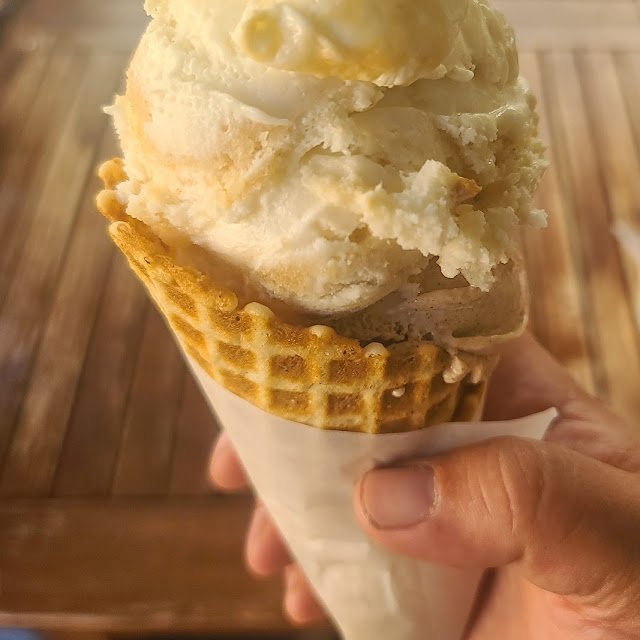 Apple Crumble Ice Cream Cone
