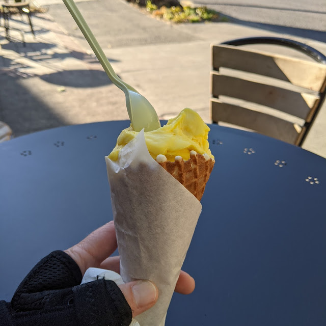 Homeade Mango Sorbet