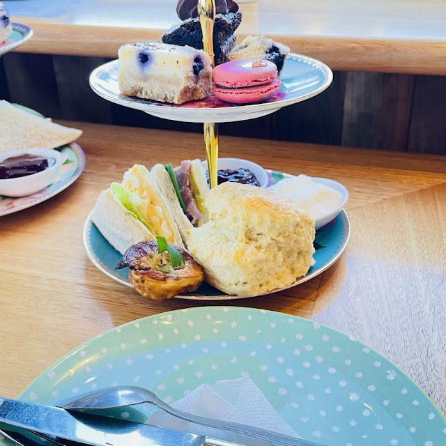 High Tea Is a Selection of Different Sweet and Savoury Dishes