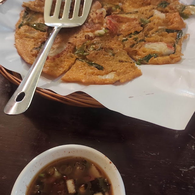 Seafood Onion Pan Cake