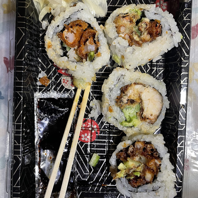 Shrimp Tempura and Spider Roll
