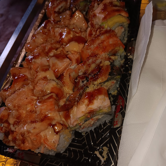 Baked Salmon Roll & Cowboy Maki Roll