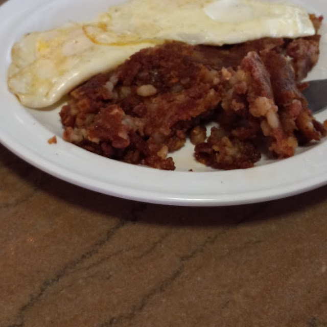 Corned Beef Hashbrowns and Egg