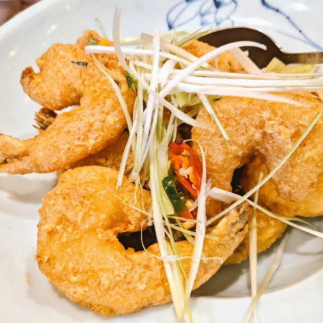 Golden Salted Egg Yolk King Prawns