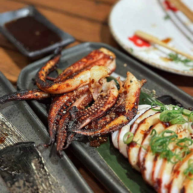 Grilled Whole Squid