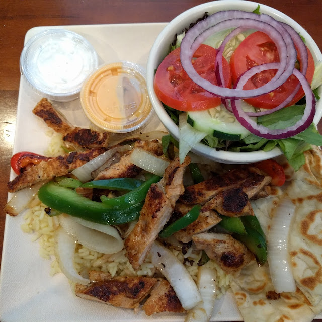 Chicken Souvlaki Platter