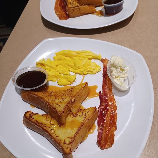 Caramel French Toast & Eggs