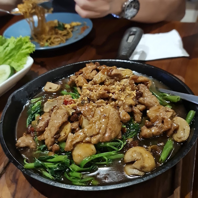 Kangkung Hot Plate Sapi