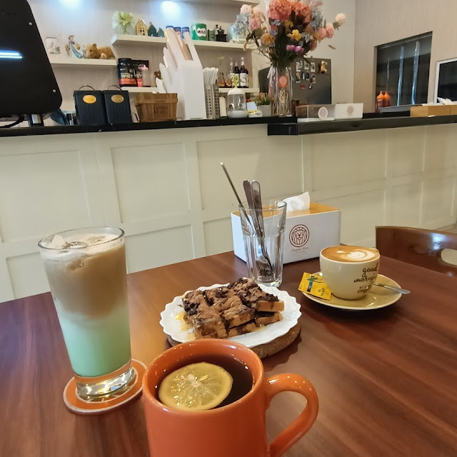 Pandan Latte Capucino Lemon Tea Ropang