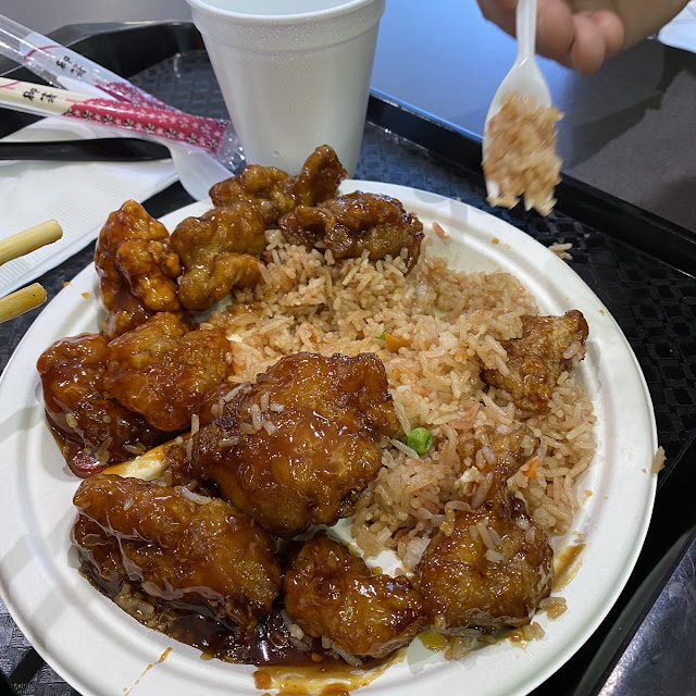 3 Item Chicken Honey Sweet Sour Prk and Fried Rice