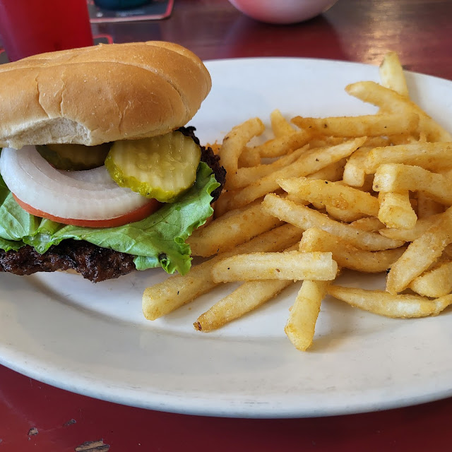 Hamburger and Fries