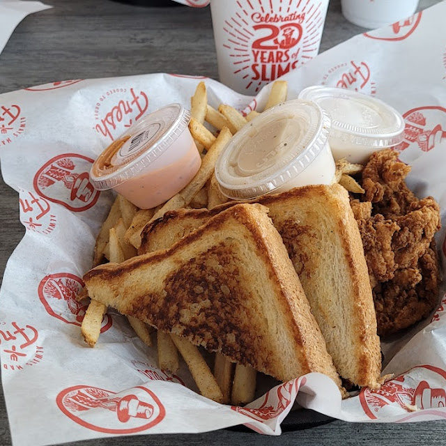 Chicken Fingers and Fries with Slim Sauce & Gravy