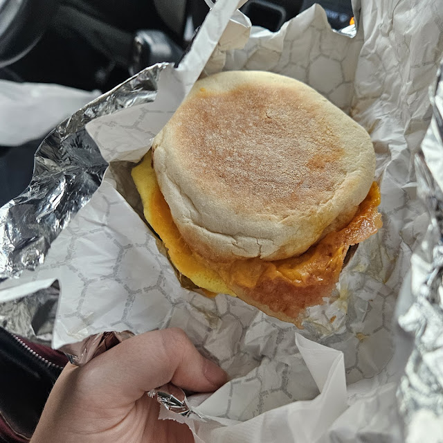 Bacon Egg and Cheese on an English Muffin