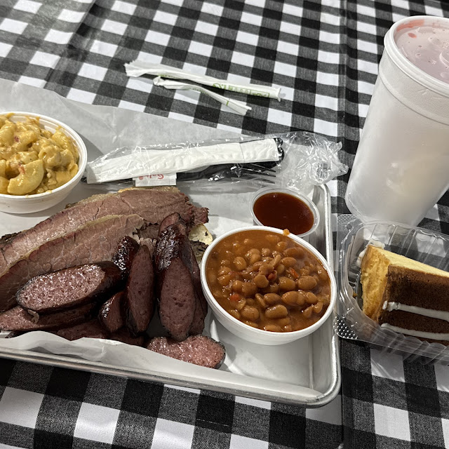 Brisket and Link Sausage