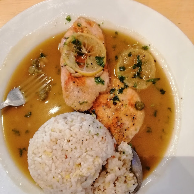 Lemon Buttered Chicken with Fried Rice