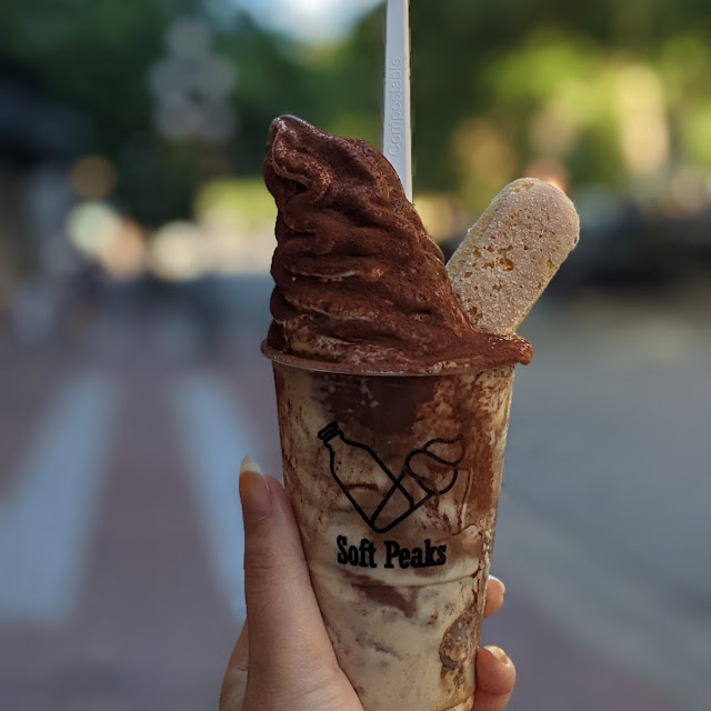 Gastown Tiramisu Ice Cream and Honeycomb Peak Ice Cream