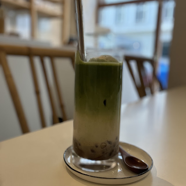 Iced Matcha Red Bean Ice Cream