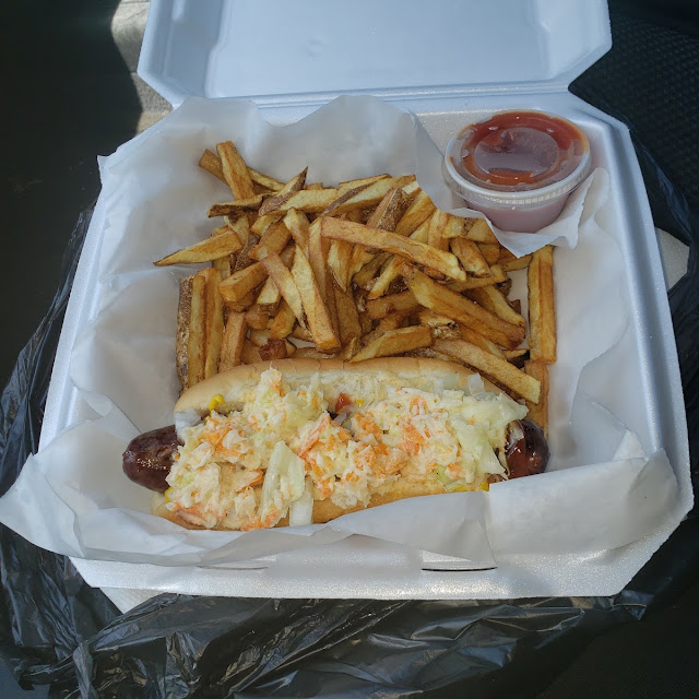 Beef Sausage and Fries