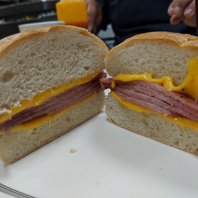 Taylor Ham and Cheese Sandwich