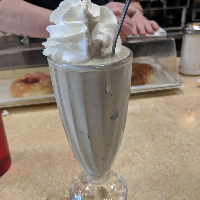 Mint Chocolate Chip Milkshake