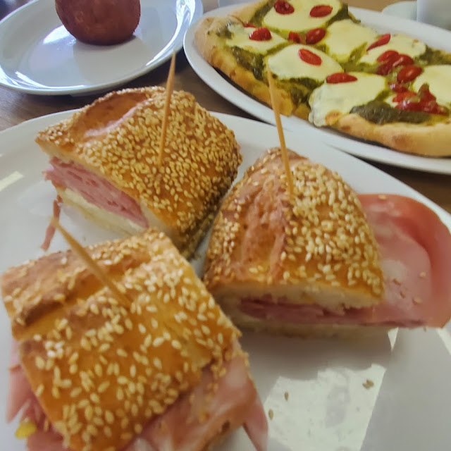 Made to Order Fresh Sandwich with Ingredients Imported from Italy