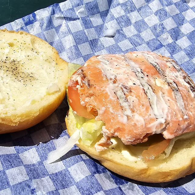 Sockeye Salmon Burger