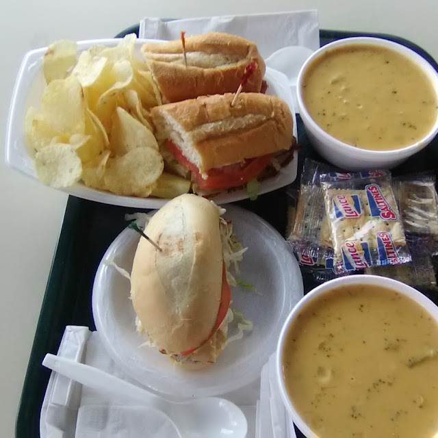 Ice Cream Soups and Sandwiches