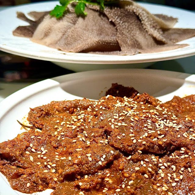 Sliced Beef and Ox Tongue in Chilli Sauce