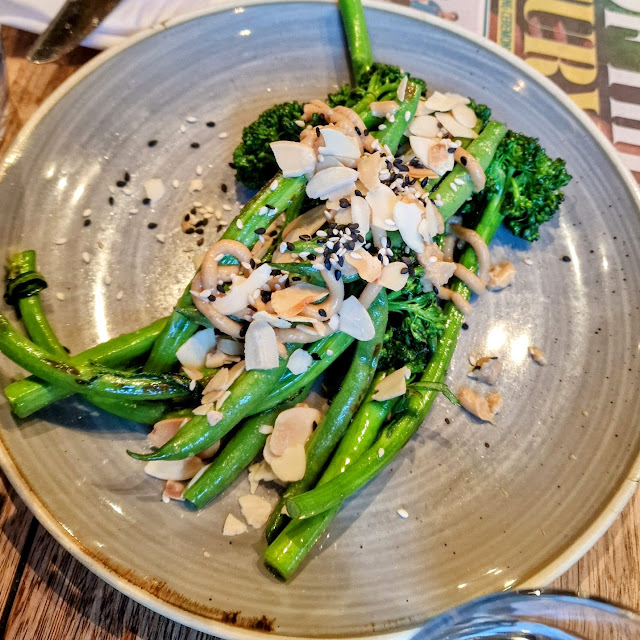 Broccolini Soy Sesami and Toasted Almonds