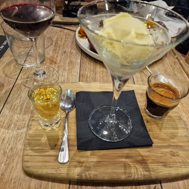 Affogato with Frangelico