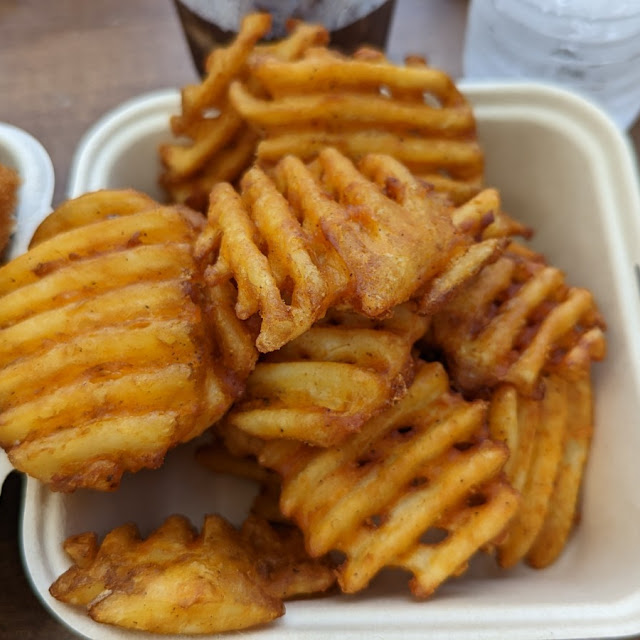 Bucket of Crispy Waffle Fries