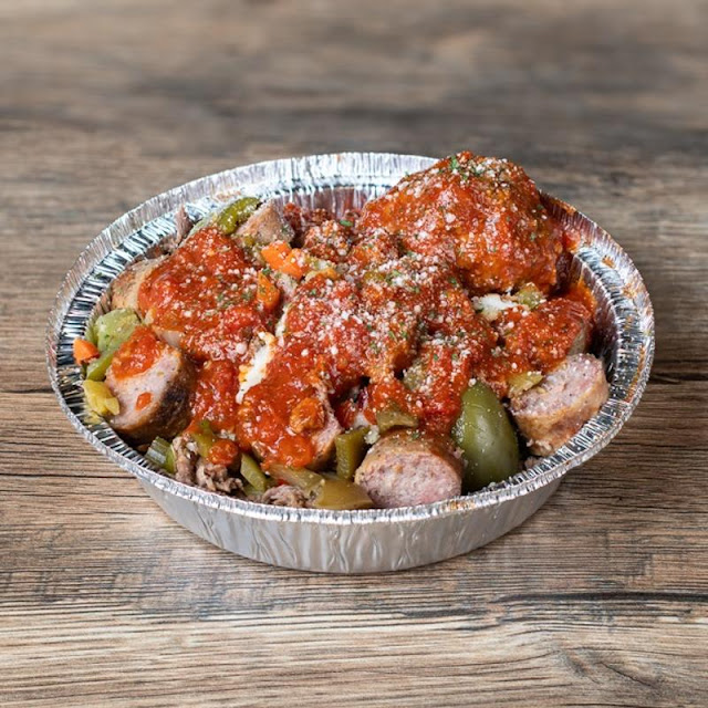 Italian Beef Italian Sausage and Meatball Combo Bowl