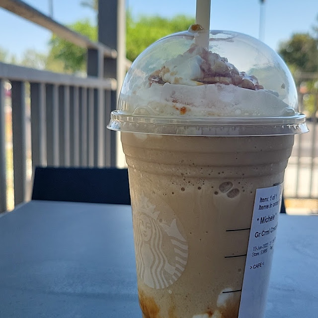 Caramel Ribbon Crunch Frappuccino Blended Beverage