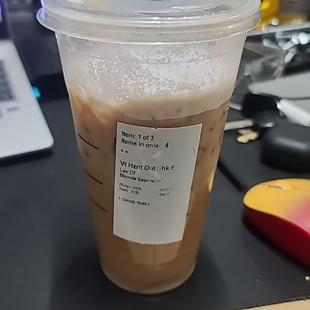 Hazelnut Shaken Espresso