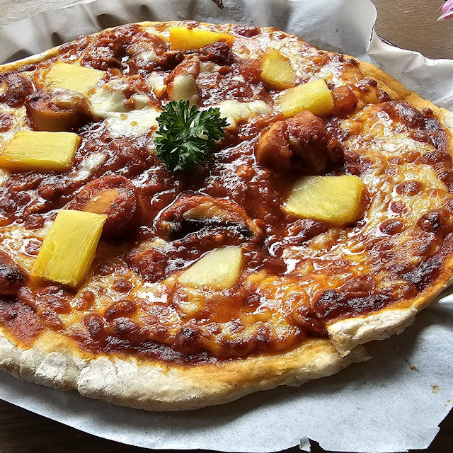 Sourdough Hawaiian Pizza