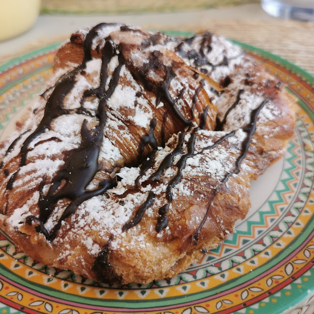Pistachio and Chocolate Croissant
